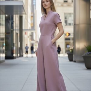 Casual Wide Leg Jumpsuit