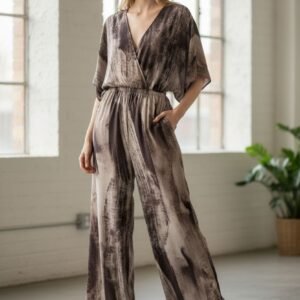 Luxury Kimono Style Jumpsuit