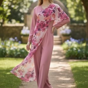 Jumpsuit With Bohemian Style Overlay
