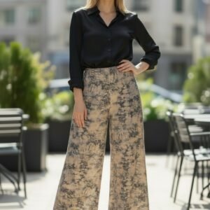 Elegant Tailored Satin Pants