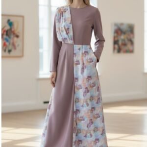 Jumpsuit With Pleated Overlay