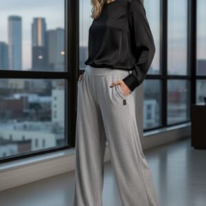 Tailored Wide Leg Pants